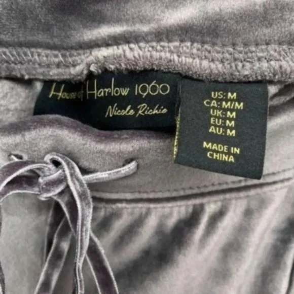 House of Harlow 1960 Velour Jogger - Picture 3 of 9
